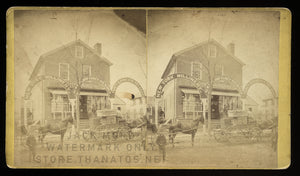 1870s Stereoview Millinery / Dry Goods Storefront in Middletown Connecticut