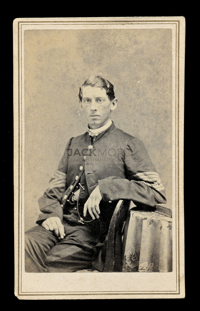 Civil War Soldier by New York Photographer Bogardus 1860s CDV Photo