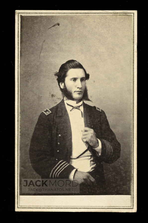 Civil War Naval Officer by Hawaii Photographer CHASE 1860s CDV Photo / NAVY USN