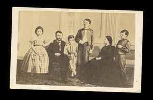 1860s CDV of Civil War General Ulysses S. Grant & Family