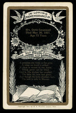 Load image into Gallery viewer, 100 Year Old Mourning / Memorial Card - Funeral Int
