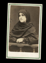 Load image into Gallery viewer, Veiled Woman, &quot;Tapadas Limeñas&quot; - Lima Peru CDV 1860s 1870s
