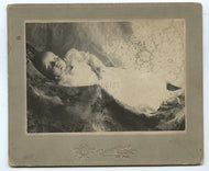 Antique Post Mortem Cabinet Photo Kahoka Missouri 1900s