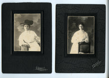 Load image into Gallery viewer, 2 Antique Photos of ID&#39;d Woman SARA DELANO Woman Honolulu Hawaii Territory 1899
