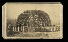 Load image into Gallery viewer, RARE 1860s CDV MORMON TABERNACLE CONSTRUCTION SALT LAKE CITY - SAVAGE &amp; OTTINGER
