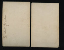 Load image into Gallery viewer, Two Civil War Related CDVS, 1860s Original
