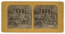 Load image into Gallery viewer, Antique Tissue Stereoview Photo ~ A Night In Hell
