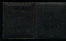 Load image into Gallery viewer, 1/4 Daguerreotype of Handsome Man with Large Tie &amp; Sideburns 1840s
