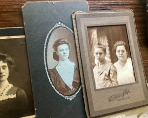Antique Photo Lot, All Women - One Unique!