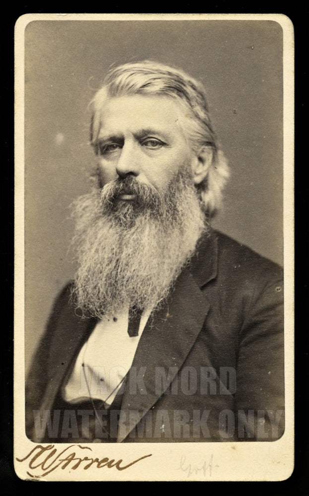 Fine 1870s CDV PHOTO OF The Temperance Orator JOHN B. GOUGH by Warren