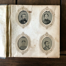 Load image into Gallery viewer, Gem Tintype Album 1860s 1870s [ 33 ] Miniature Photos Included
