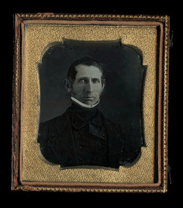 1/6 Daguerreotype of a Preacher or Minister?