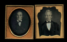 Load image into Gallery viewer, Two Uncased Daguerreotypes Men Wearing Spectacles
