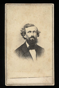 1860s CDV Man Wearing Hoop Earrings Civil War Tax Stamp