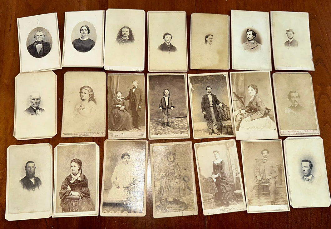 Lot of CDV Photos from the 1860s and 1870s