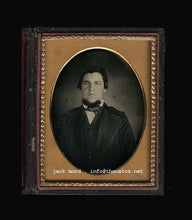Load image into Gallery viewer, 1/4 Daguerreotype ID&#39;d Civil War Vet Samuel Axtell Kitch 7th Illinois Cavalry
