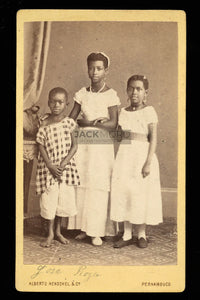 VERY RARE ID'd Boarding House Slave Children / Siblings <> Abolitionist Society