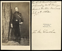 Load image into Gallery viewer, Civil War Soldier ID&#39;d Lt Charles Brooks 5th Cavalry US Army Died Ft Monroe 1862
