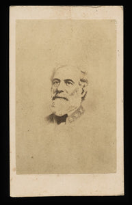 Civil War Confederate General Robert E. Lee / Original 1860s CDV
