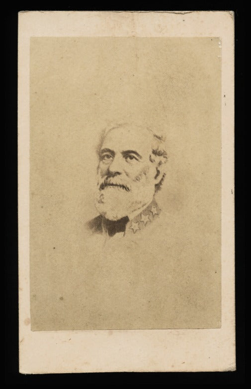 Civil War Confederate General Robert E. Lee / Original 1860s CDV