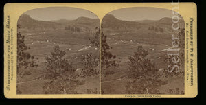 Rare Stereoview, George Armstrong Custer Expedition Black Hills SOUTH DAKOTA  - ILLINGWORTH C1874