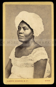 RARE African Black Woman Brazil Photographer - Slave Trade History 1800s Photo