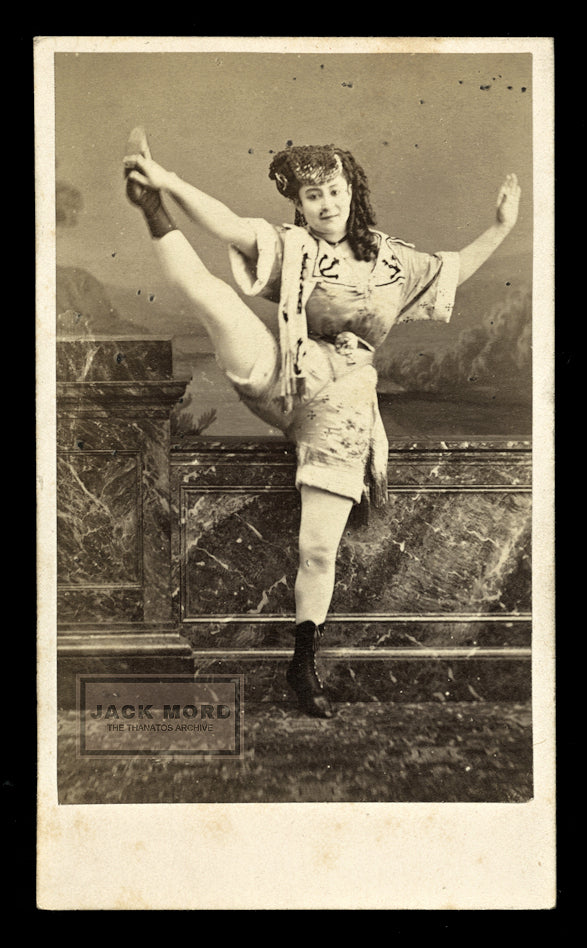 Rare Original Photo of Mademoiselle Finette / CanCan Dancer, Prostitute, Paris