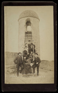 1800s Boudoir Photo Victorian Tourists at Fort Marion Tower Ft Augustine Florida
