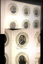 Load image into Gallery viewer, 1860s Miniature Album 77 Tintype Photo Civil War Soldier - Widow - Doctor &amp; ID&#39;s
