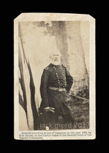 Load image into Gallery viewer, Rare CDV Photo Civil War General Sumner at Quarters - Brady Album Gallery 1860s
