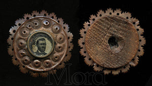 Civil War General General Ulysses S Grant Ferrotype / 1868 Presidential Campaign Button