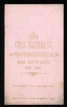 Load image into Gallery viewer, Very Rare 1870s Eisenmann Sideshow CDV Photo - African Zulu Warriors, Natives
