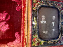 Load image into Gallery viewer, Amazing Large (7.5&quot;) Daguerreotype in Beautiful &amp; Very Rare Mother of Pearl Case and Mat
