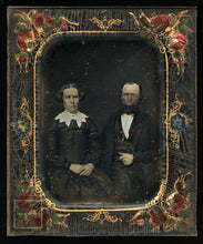 Load image into Gallery viewer, Amazing Large (7.5&quot;) Daguerreotype in Beautiful &amp; Very Rare Mother of Pearl Case and Mat
