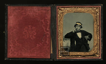 Load image into Gallery viewer, Great Ambrotype Handsome Cigar Smoking Sailor / Navy Man / Civil War 1860s Photo
