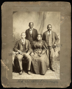 Black African American Officers Virginia Tobacco Trade Union Photo Rare 1900 LOC