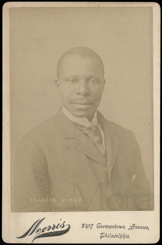 Rare Photo of Francis Lingo // Black Man Accused of Murder // Crime Sideshow Int