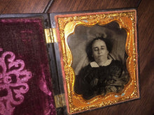 Load image into Gallery viewer, Post Mortem Ambrotype of a Woman / Union Case / 1850s

