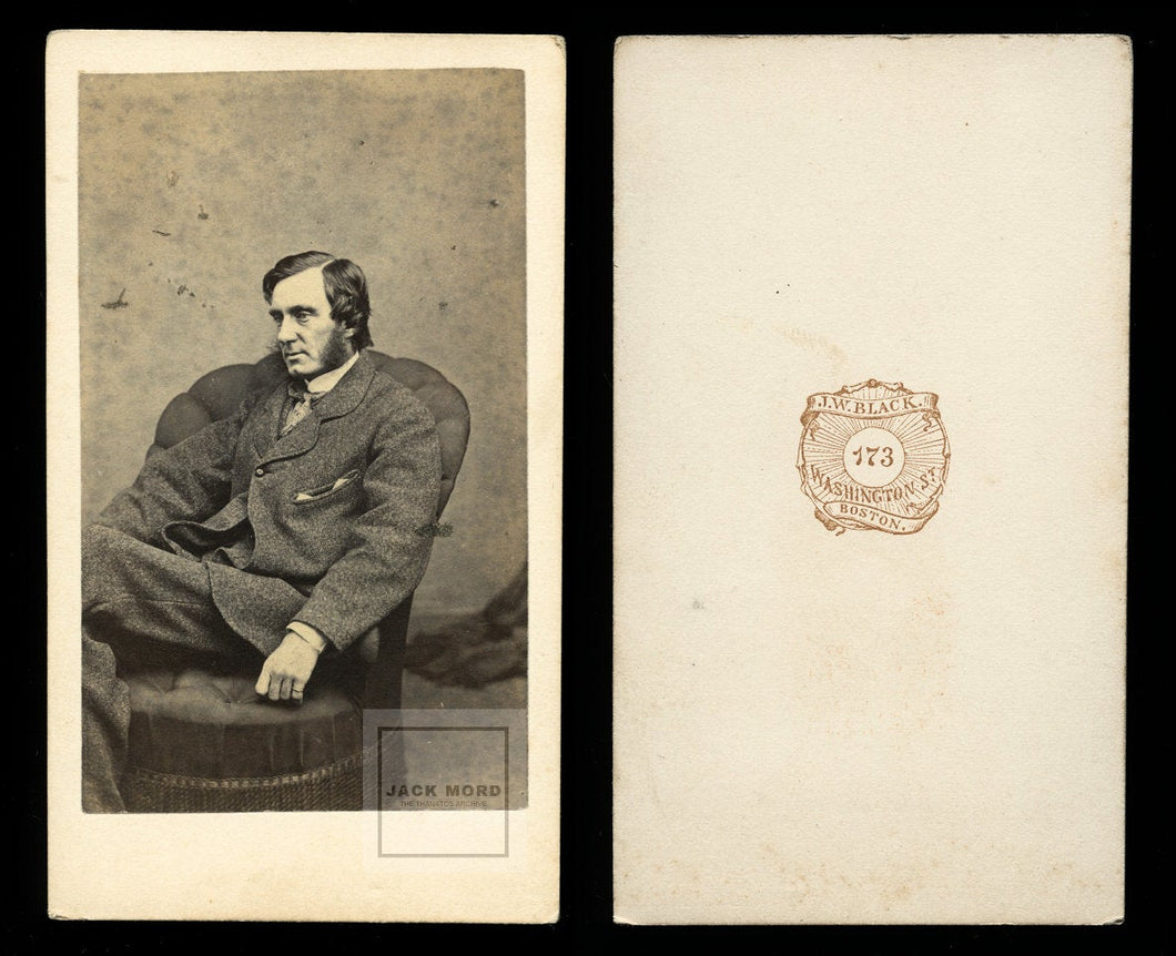 1860s CDV Photo George William Curtis Author Abolitionist & Civil Rights Leader