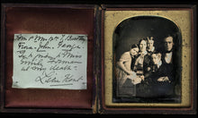 Load image into Gallery viewer, Early / 1840s Quarter-Plate Daguerreotype ID&#39;d Louisville Kentucky Family Photo by PLUMBE
