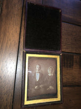 Load image into Gallery viewer, EARLY 1840s c1842 Daguerreotype Man and Mother - Full Flip Top Case &amp; SEALED RARE
