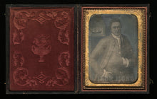 Load image into Gallery viewer, 1/4 1850s Daguerreotype 1700s Sea Captain fr Revolutionary War Period Painting
