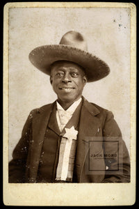 VERY RARE African American Cowboy - Signed" Reuben the Guide" - San Diego California Tijuana Mexico