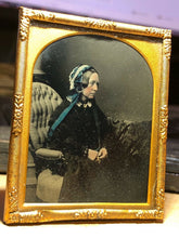 Load image into Gallery viewer, Tinted 1850s Ambrotype by Robert Armstrong Edinburgh Scotland Photographer

