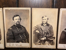Load image into Gallery viewer, Civil War Generals Lot of FIVE CDV Photos / Four with Tax Stamps
