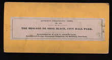 Load image into Gallery viewer, Rare Shoe Black Occupational Kids, Broadsides 1860s New York Anthony Advertising Tom Thumb

