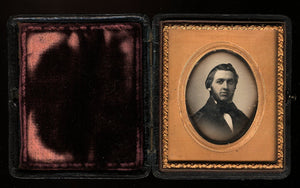 1/6 Sealed Daguerreotype Bearded Man - Southworth & Hawes
