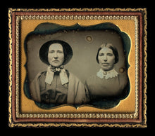 Load image into Gallery viewer, 1/6 Daguerreotype Sad Sisters or Friends Bonnet &amp; Wrap Brooch - Sealed and Cased
