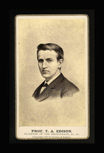 Load image into Gallery viewer, RESERVED Rare Original CDV Photo of the Inventor THOMAS EDISON
