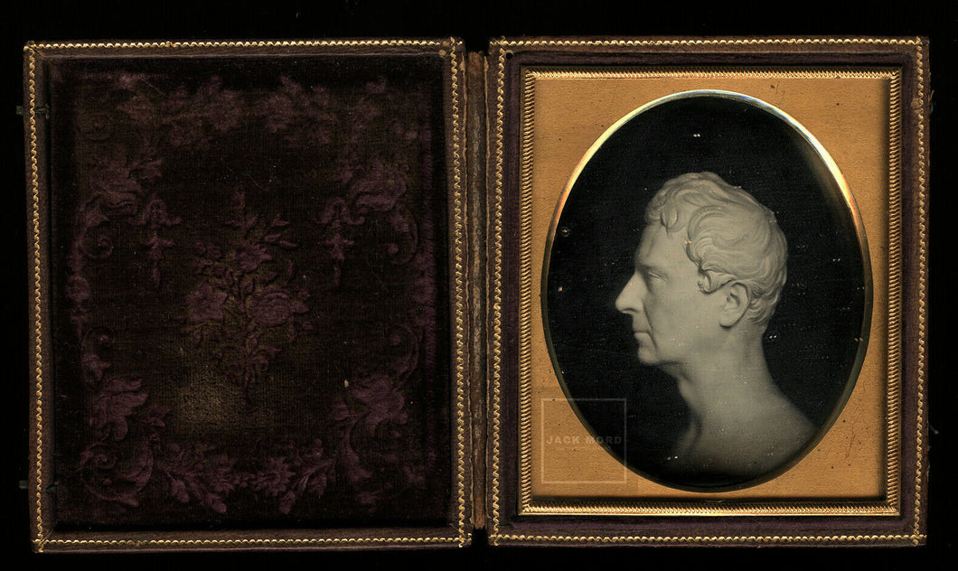Julius Caesar Daguerreotype Sculpture Erastus Dow Palmer or Hiram Powers? Rare